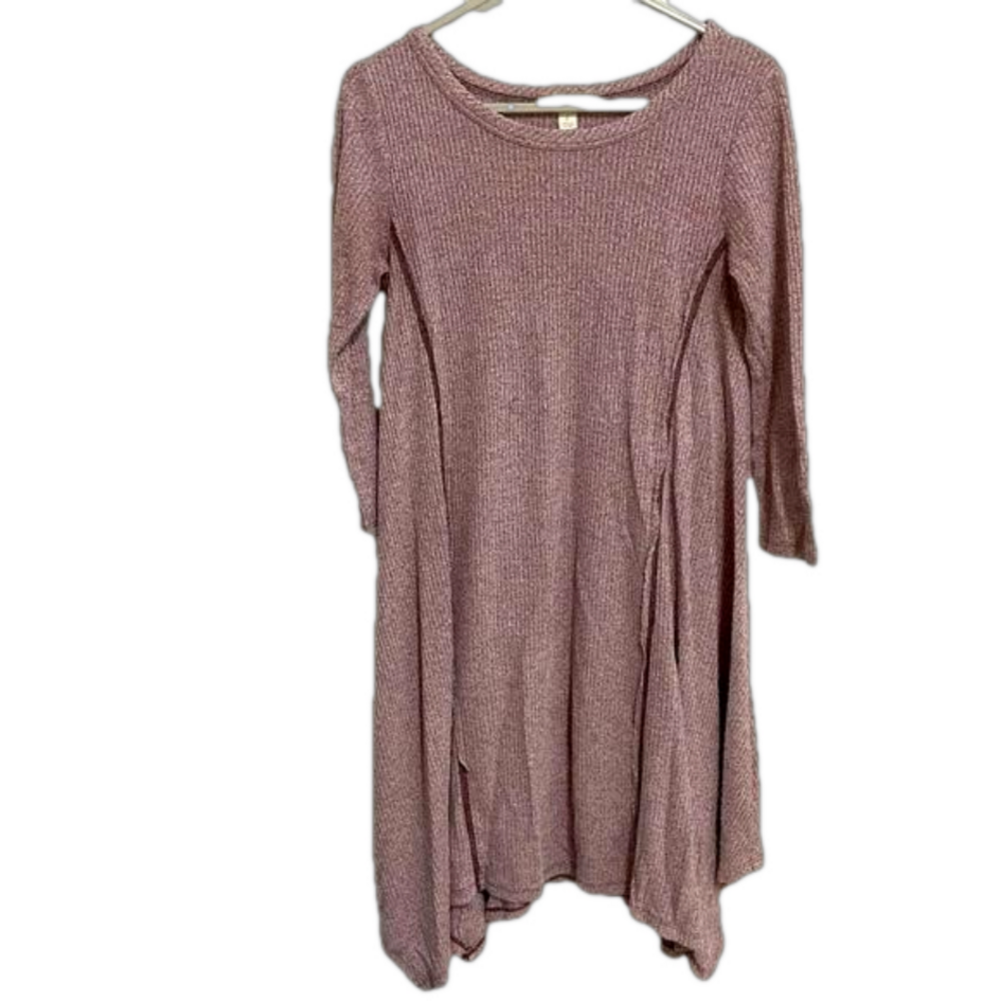 Miami purple loose sweater dress
